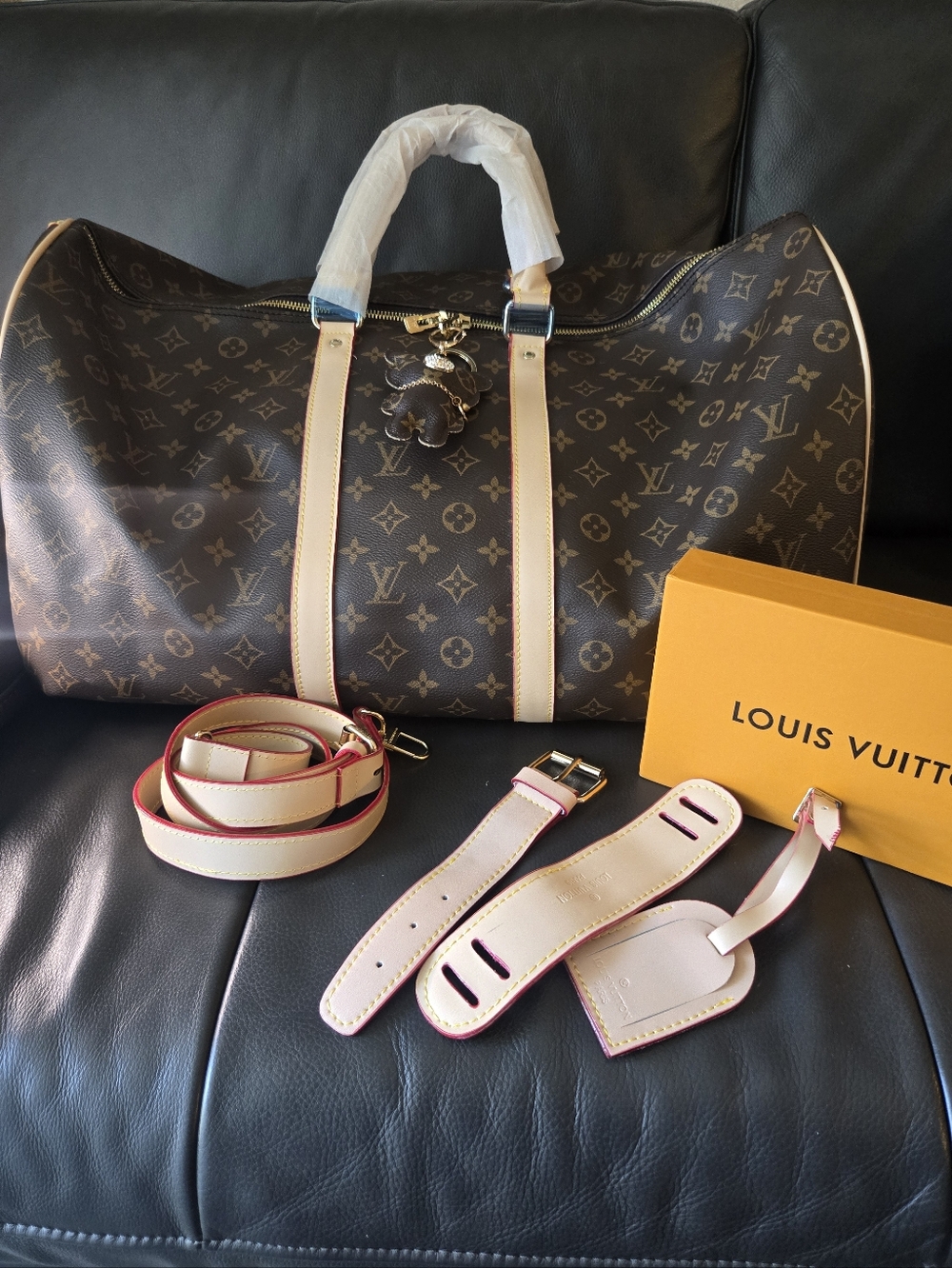 Luxury Monogram 55cm Duffle Bag  (+4 Accesories)